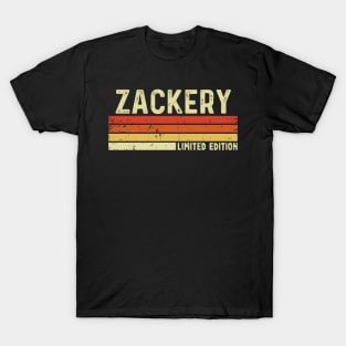 Zackery Name Vintage Retro Limited Edition Gift T-Shirt